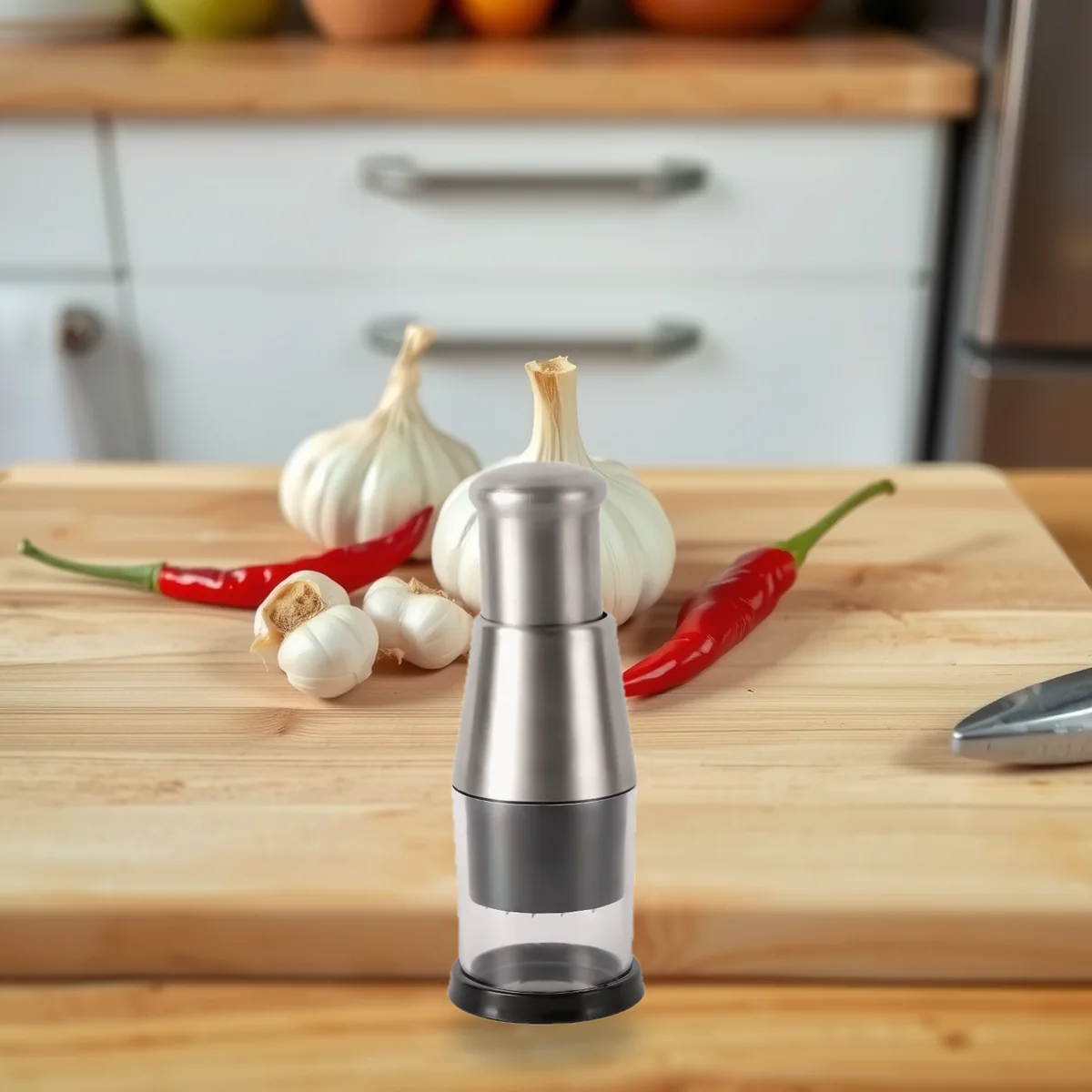 Illustrative image: Manual Garlic & Onion Press Chopper