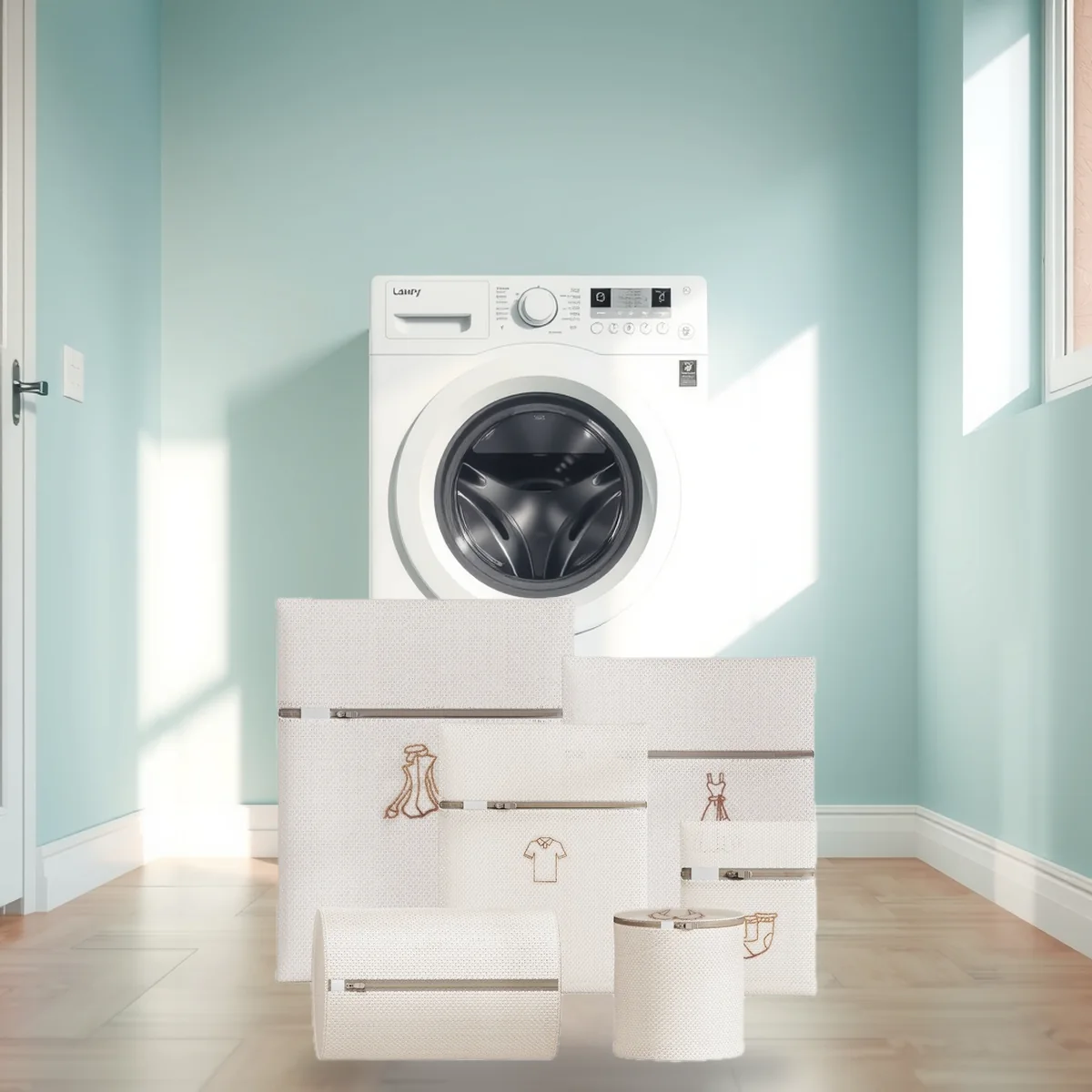Illustrative image: Mesh Laundry Bags (Set)