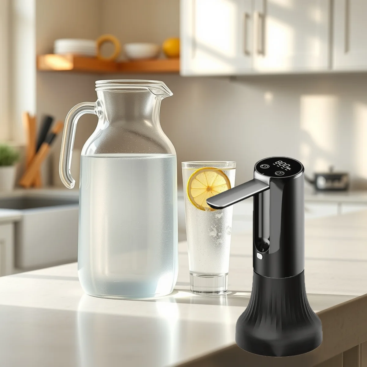 Illustrative image: Wireless Electric Water Bottle Pump
